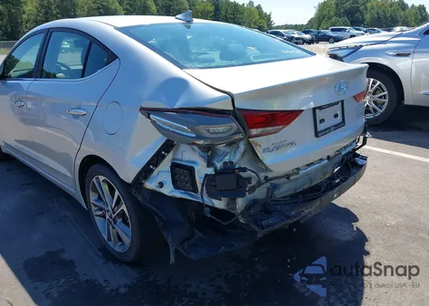 2017 Hyundai Elantra Limited from USA, damaged, VIN 5NPD84LF5HH053437
